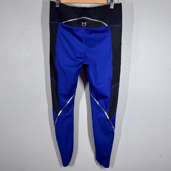 Under Armour HeatGear High-Waist Women’s Leggings w/No Slip Waist; Reflective - Picture 4 of 9